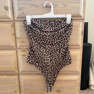 Leopard Print Bodysuit
